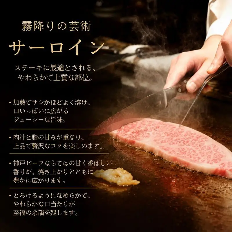 神戸ビーフ サーロイン ステーキ 1.25kg 神戸ビーフ
