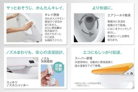 LIXIL シャワートイレ New PASSO EA21A（オフホワイト）
