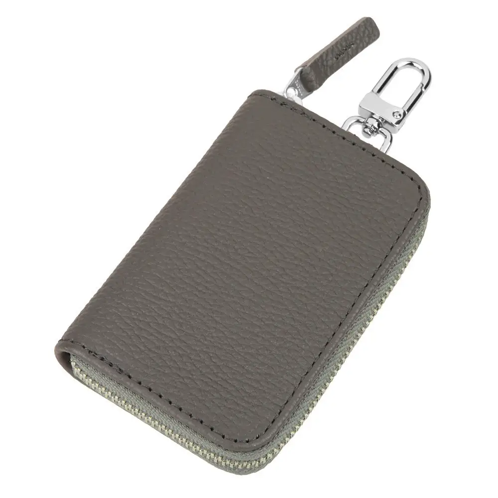 FUKUNARY 広島レザー 本革 牛革 スマートキーケース Lサイズ アッシュグレー HL131L