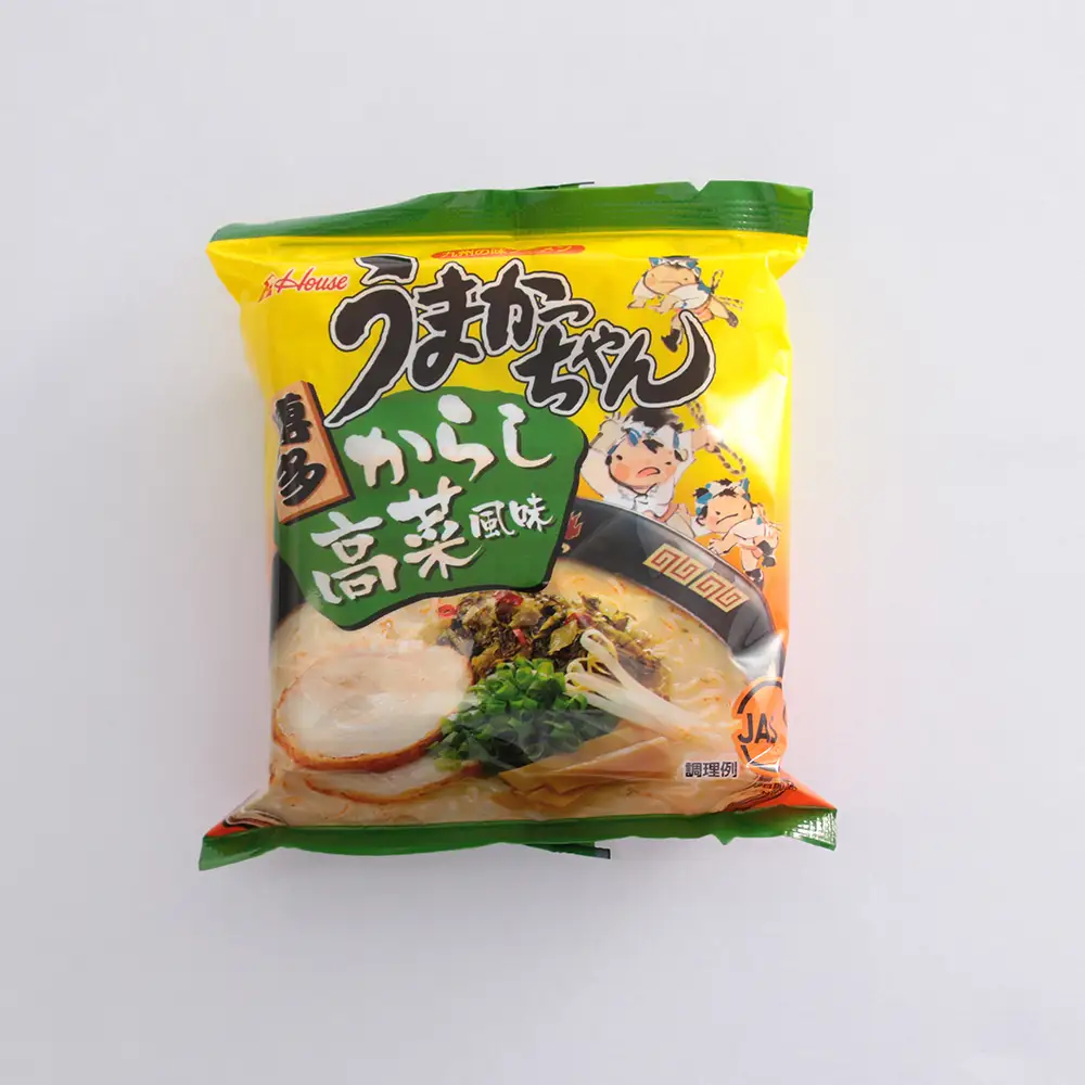 豚骨ラーメン うまかっちゃん 博多辛子高菜 20食(5パック×4)[H0236]