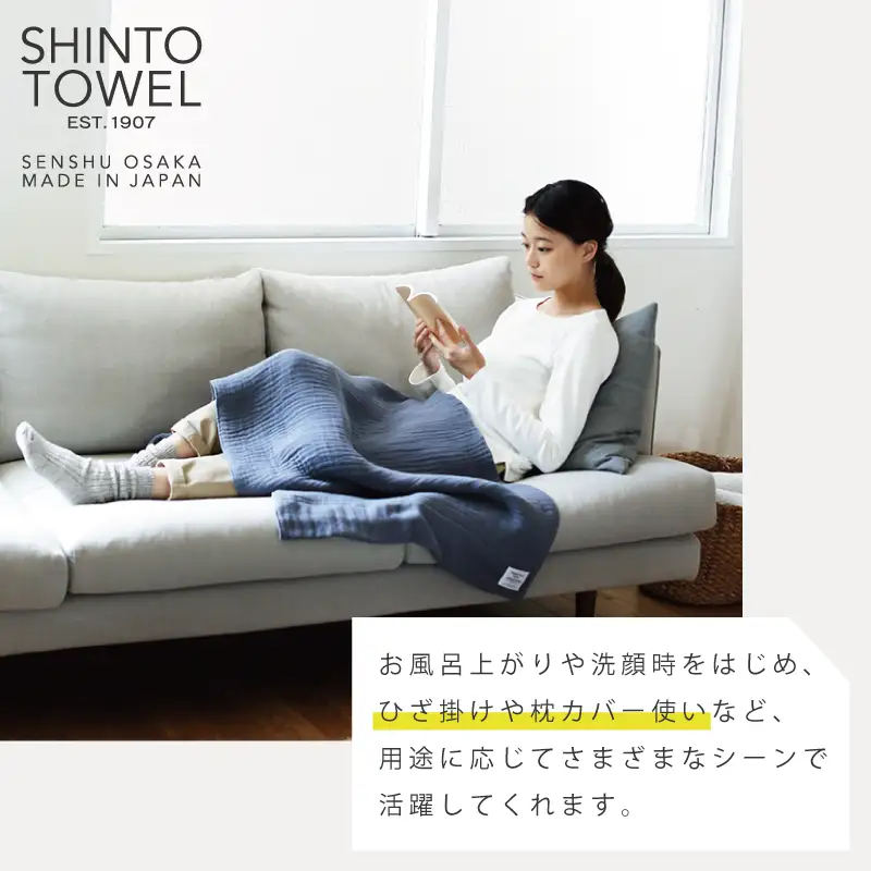 【高島屋選定品】SHINTO TOWEL インナーパイル バスタオル セット 計3枚