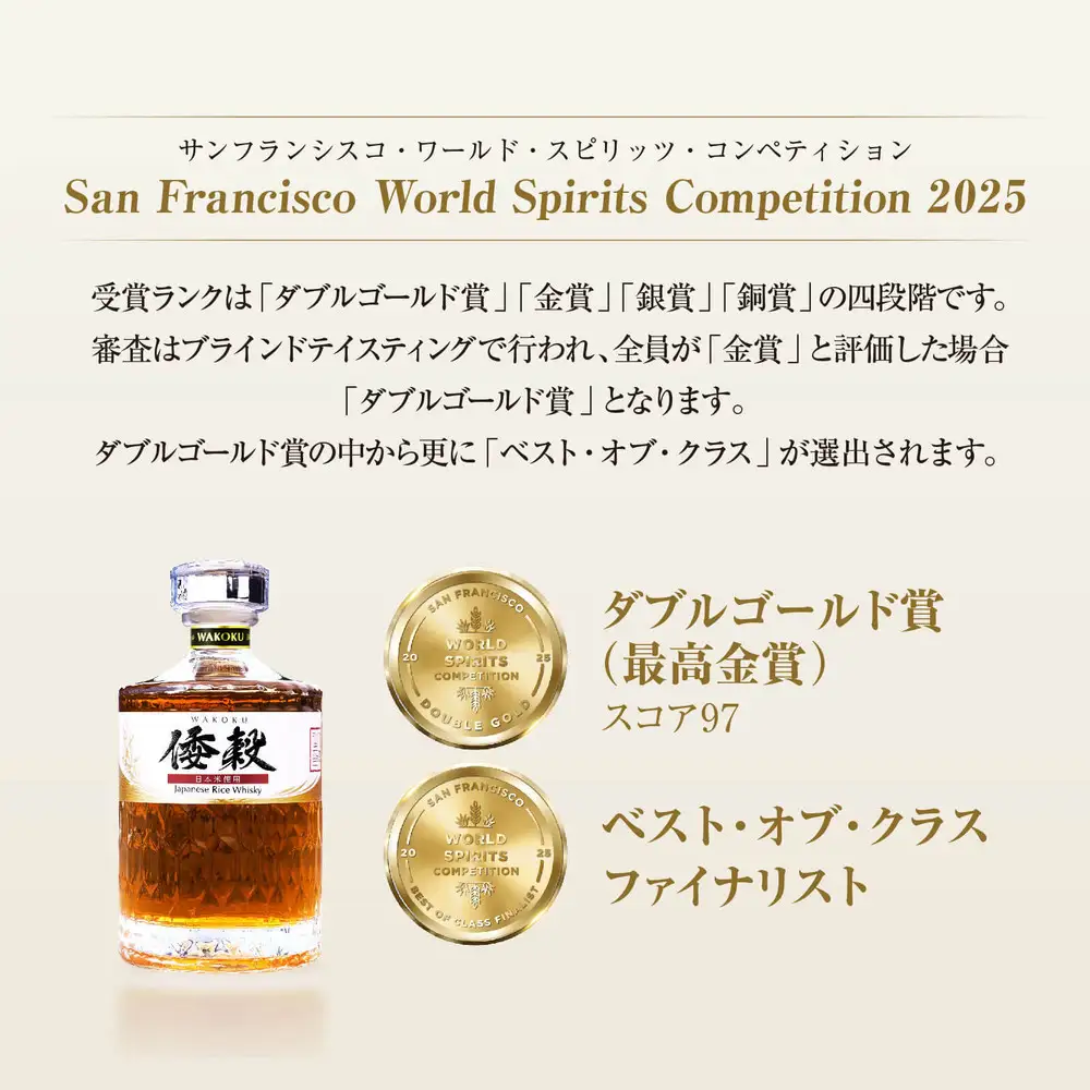 倭穀 日本米ウイスキー 58度 500ml