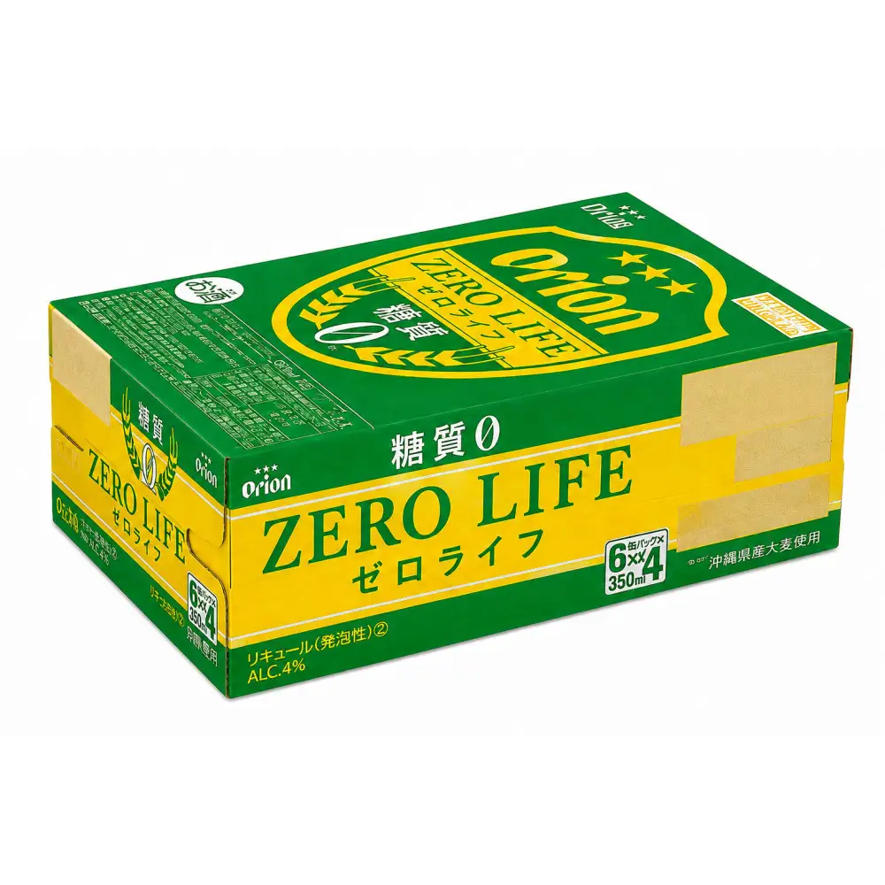 【定期便　全3回】【ふるさと納税】オリオン ゼロライフ（350ml・24本）×3ケース ｜ オリオン ゼロライフ　発泡酒  県認定返礼品