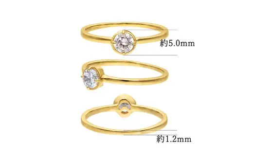 K18 0.3ct ダイヤモンド富士リング 【サイズ：10号～15号（0.5号刻み対応可）】20-4955 指輪 リング ジュエリー 贈り物 ギフト プレゼント