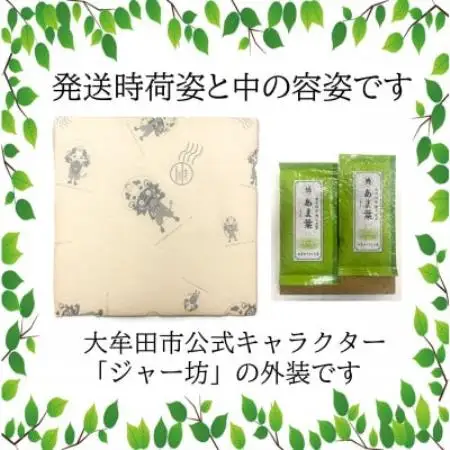 福岡県産 八女かぶせ茶 (あま葉) 100g詰め 2本【1785696】