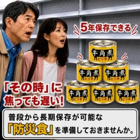 牛角煮缶詰 6缶セット 牛カルビ/牛バラ肉(非常食・長期保存)【1736752】