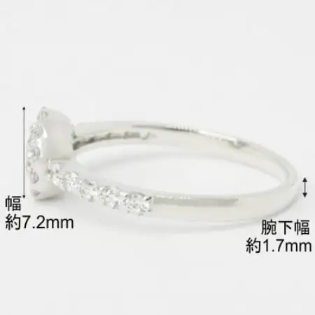 【サイズ:6号】Pt900ダイヤ0.55ctフラワーデザインリング R4133DI-P【配送不可地域：離島・沖縄県】【1747981】