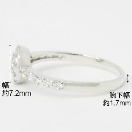 【サイズ:8号】Pt900ダイヤ0.55ctフラワーデザインリング R4133DI-P【配送不可地域：離島・沖縄県】【1764769】