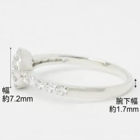 【サイズ:10号】Pt900ダイヤ0.55ctフラワーデザインリング R4133DI-P【配送不可地域：離島・沖縄県】【1764771】