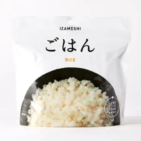 長期保存食「IZAMESHI(イザメシ)」ごはん 48個セット(1ケース)5年保存 アルファ化米【1740961】