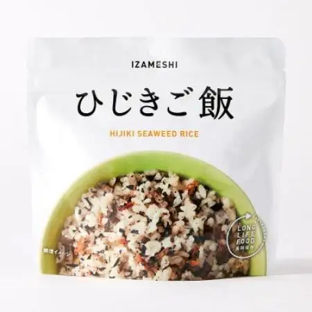 長期保存食「IZAMESHI(イザメシ)」ひじきご飯 48個セット(1ケース)5年保存 アルファ化米【1740970】