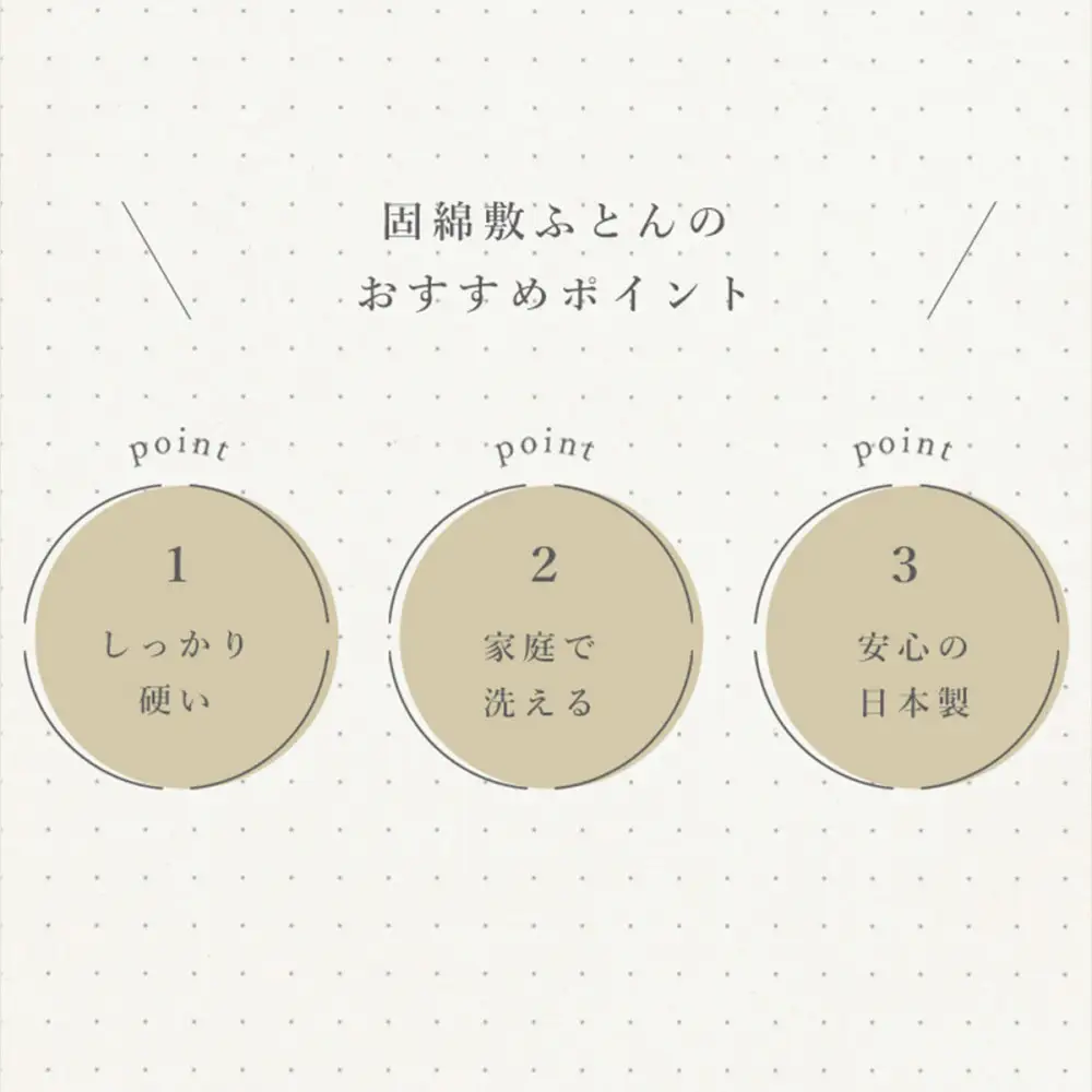 1228-8888-54■サンデシカ ベビー 敷ふとん 固綿 マット マットレス 赤ちゃん 新生児 ミニ 60 90