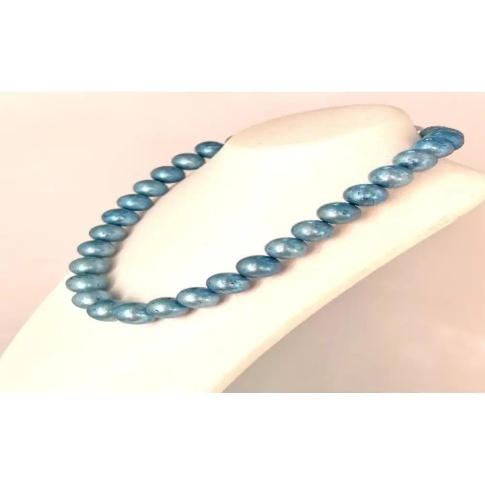 藍パールネックレス