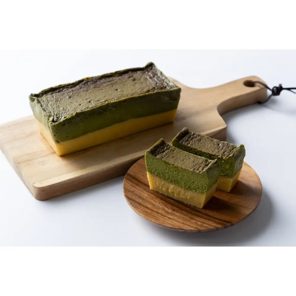 熟成蜜芋チーズケーキ　出雲抹茶