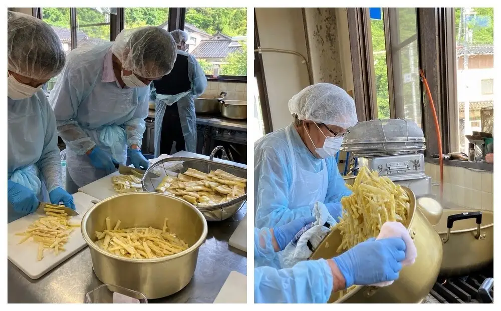 【数量限定 予約10月30日まで】【クール便】｜食べて守る三朝町の里山 手づくり「三朝メンマ」100g×2袋［添加物不使用］