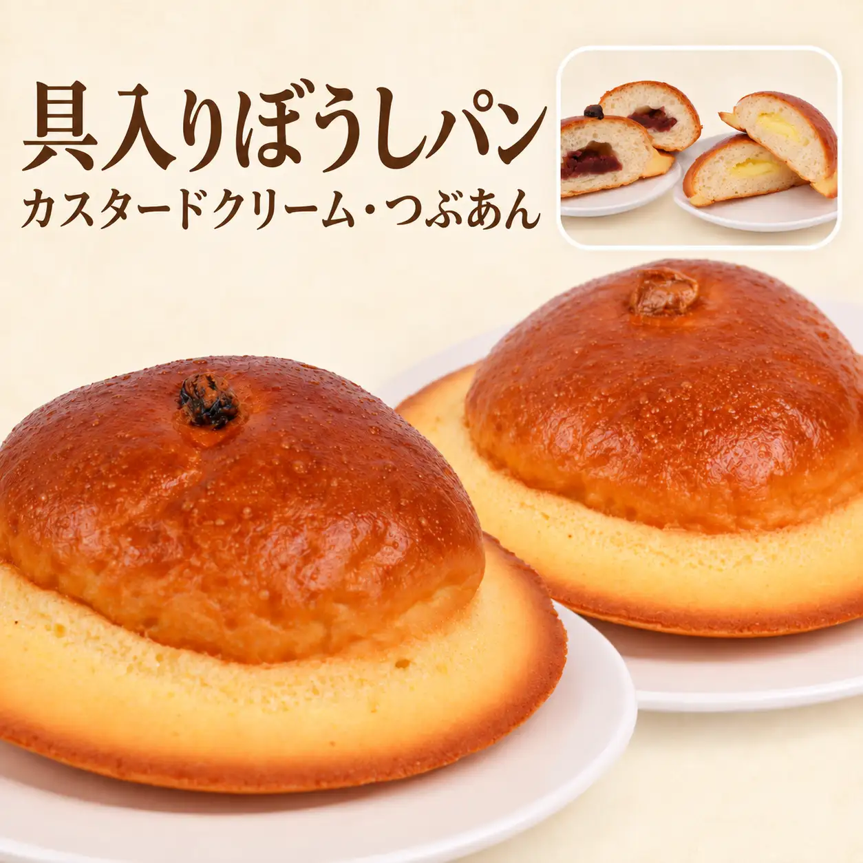シャモぼうしパンセット 4種 5個 シャモ米粉カレーパン ぼうしパン（カスタード つぶあん） 食パン | 高知 南国 名物 冷凍 ご当地