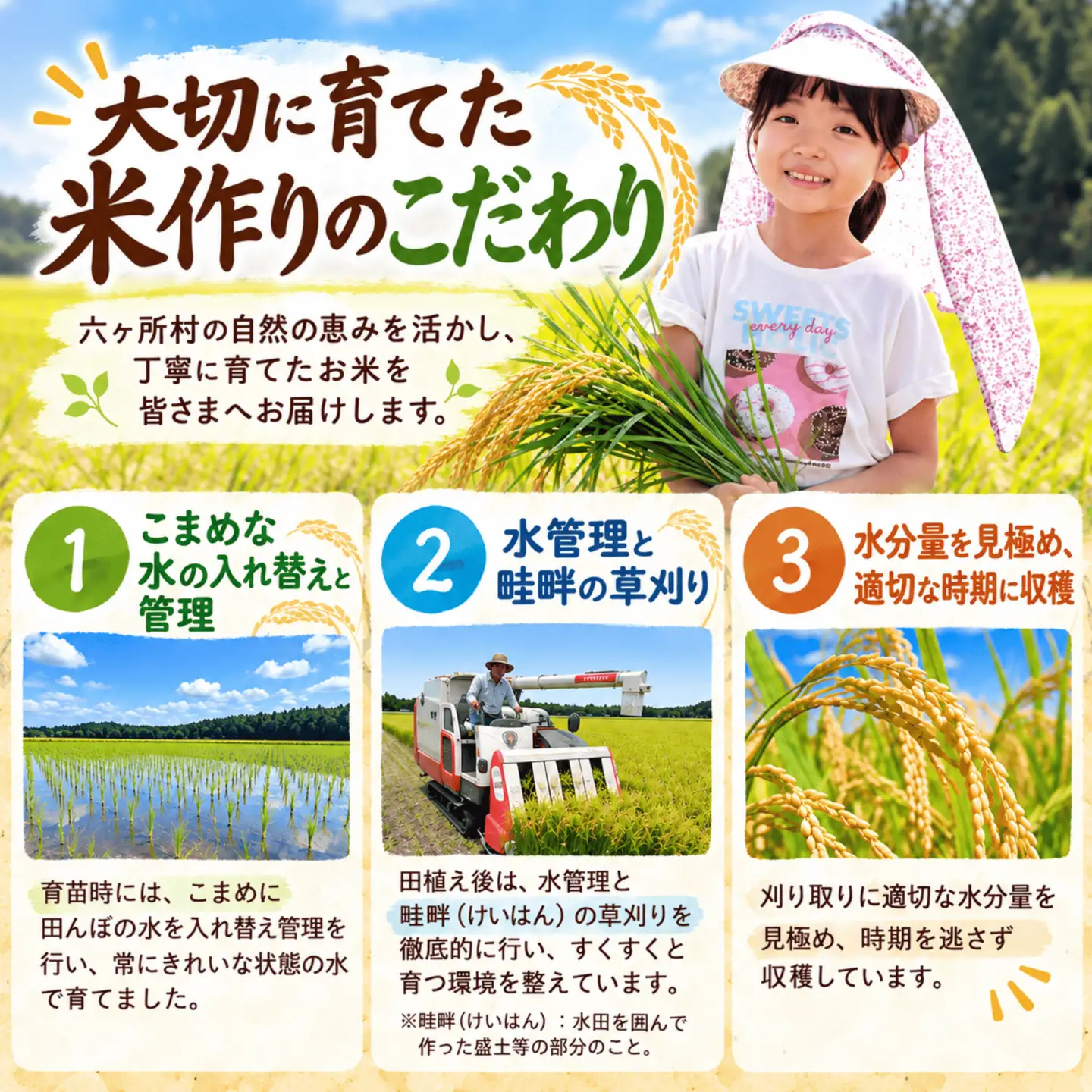 青森県　六ヶ所村産　はれわたり　玄米5kg