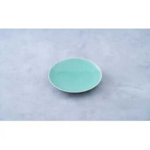 有田焼 青磁 翡翠取皿 2枚セット 【茂正工房 梶原大敬】うつわ 器 和食器 磁器 陶器 取り皿 青磁 貫入 手作り 作家もの ギフト ak056