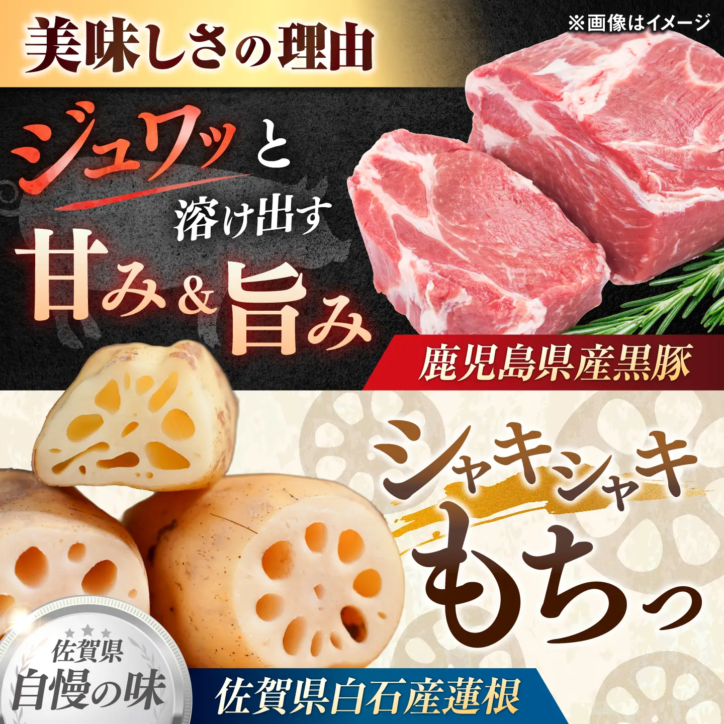 蓮根と黒豚の生餃子12個入り×5パック / 餃子 ぎょうざ れんこん / 佐賀県 / 佐賀冷凍食品株式会社 [41AHBI008]