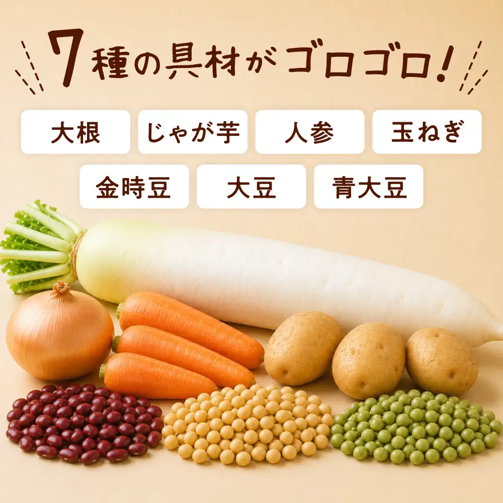 国産具材のごろっとおかずスープ150g×10袋