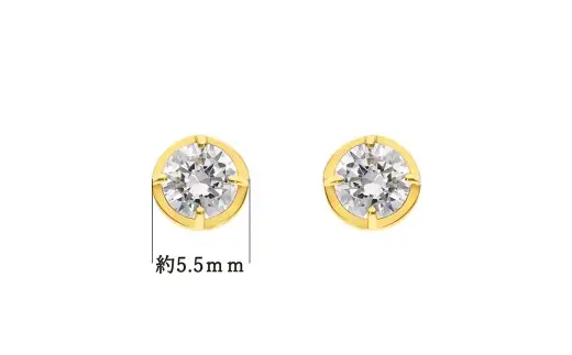 K18 0.6ct ダイヤモンド富士ピアス 41-3232 ピアス  ジュエリー 贈り物 ギフト プレゼント