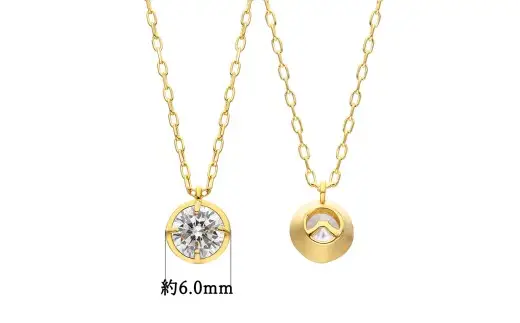 K18 0.5ct ダイヤモンド富士ネックレス 60-8984  ネックレス ジュエリー 贈り物 ギフト プレゼント