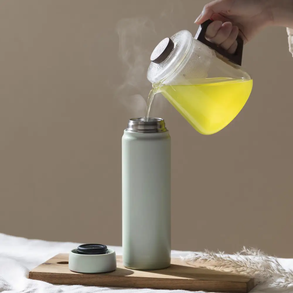 高保温ステンレスマグボトル 500ml HHM-500 グリーン