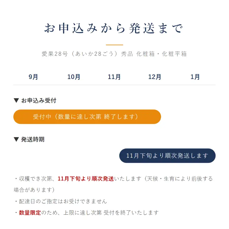 愛果28号 ( 紅まどんな と同品種 ) 化粧平箱 1箱 【2026年11月下旬より順次発送】【VRS009】