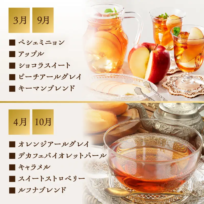 【全2回定期便】京都の紅茶専門店より世界のおススメ紅茶５種セット