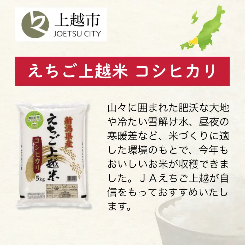令和8年（新米） 上越地域3市 リレー米 食べ比べ 定期便 5kg×3回 15kg コシヒカリ 新潟県 上越市 妙高市 糸魚川市 JAえちご上越米 精米