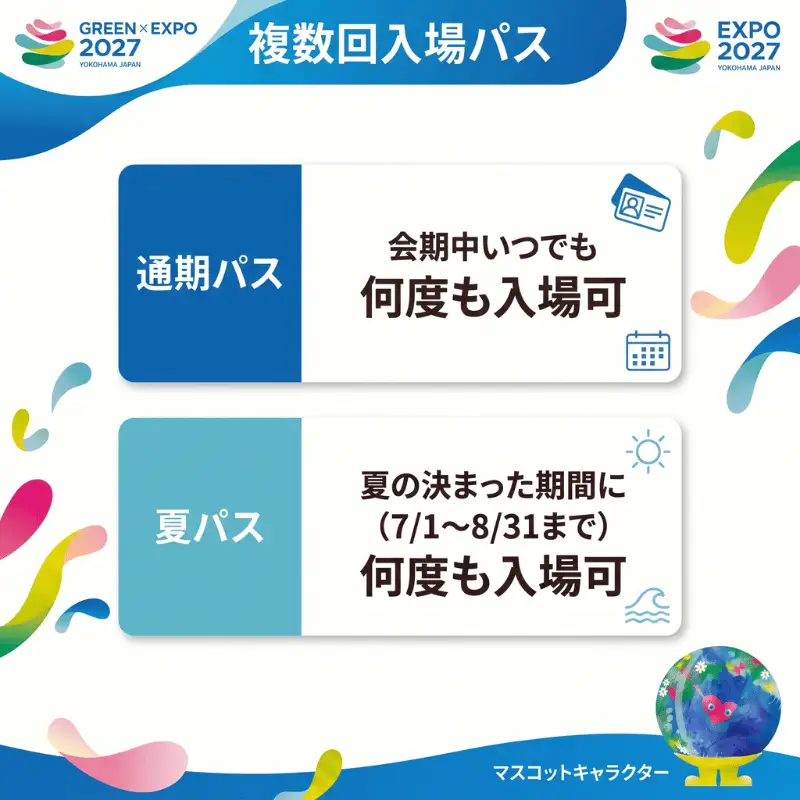 【電子チケット】GREEN×EXPO 2027 入場チケット 【電子チケット】 小人 【全期間販売分】（通期パス）/　グリーンエキスポ ぐりーんえきすぽ グリーンエキスポ ぐりーんえきすぽ GXO009