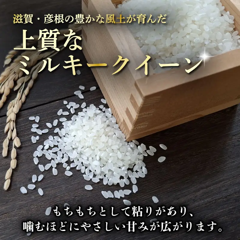 令和8年産 新米 ミルキークイーン 5kg 精米 白米 滋賀 彦根