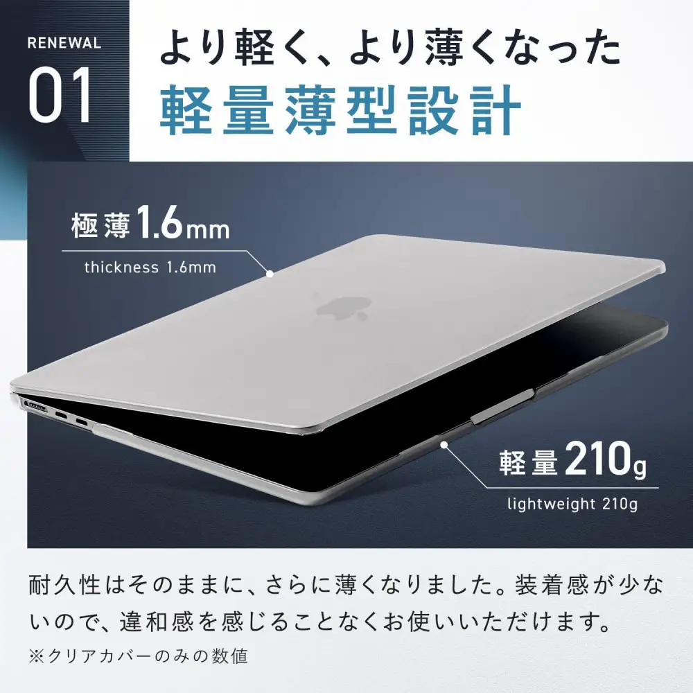 【堺市企画】surface カバー 12.4inch クリア HOGOTECH