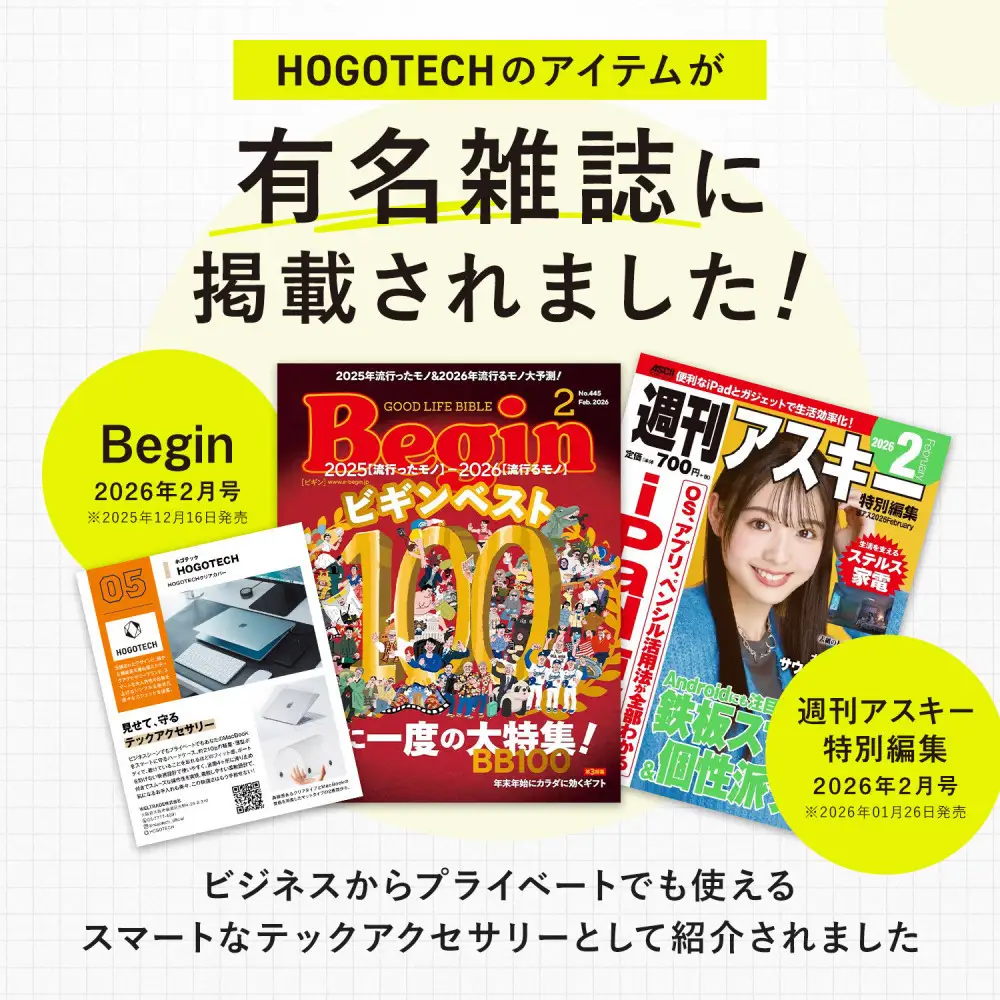 【堺市企画】Macbook 覗き見防止フィルター マグネット式 ブルーライトカット Air13inch M2～M5 HOGOTECH