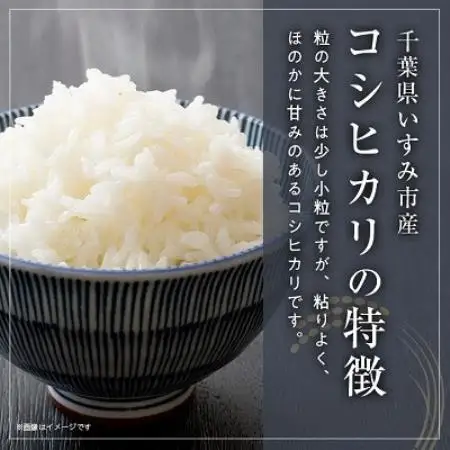 【毎月定期便】千葉県いすみ市産コシヒカリ 10kg(5kg×2袋)全3回【4094375】