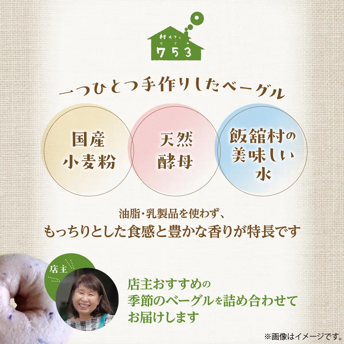 【国産小麦粉使用】店主おすすめベーグル 6個セット ITTAQ001
