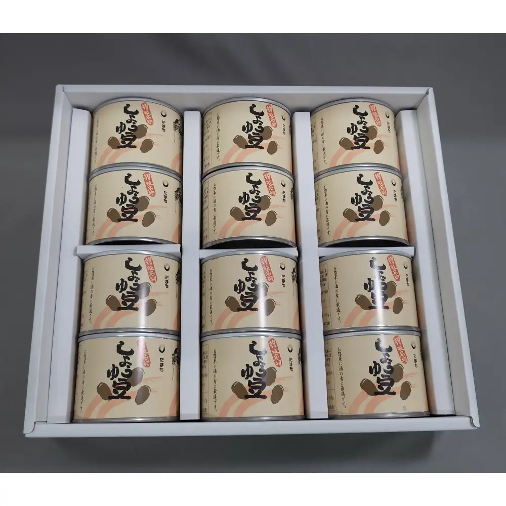 しょうゆ豆缶詰セット210ｇ缶（バラ12缶入）【10月下旬以降発送】