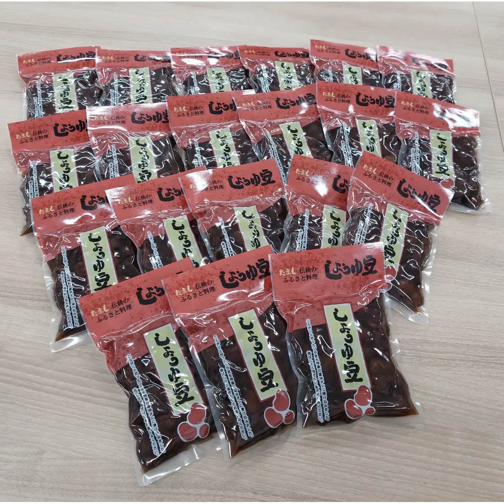 しょうゆ豆300ｇ真空袋　段ボール（20袋入り）【10月下旬以降発送】