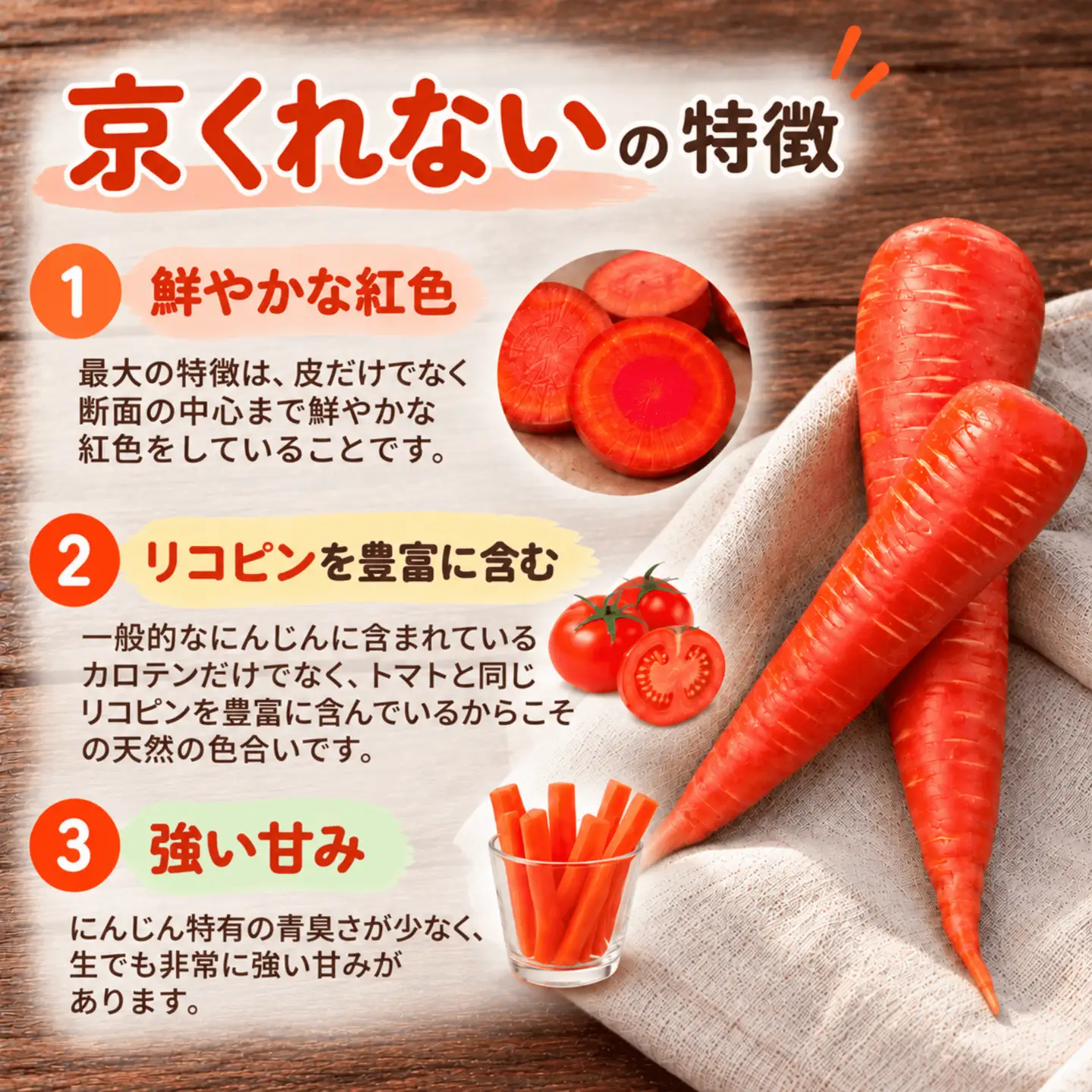 やまもと農産の人参 『京くれない』 5kg