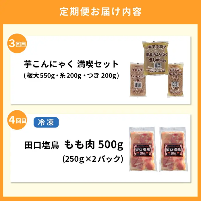 《全7回 定期便》 設楽町 食卓★定期便 バラエティ セットお肉 サーモン お米 こんにゃく カルビ 唐揚げ 牛肉 肉 米 簡単調理 愛知県 設楽町-307
