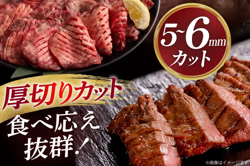 定期便 10回 牛タン 厚切り牛タン 希少部位 国産 塩味 500g 3～4人前