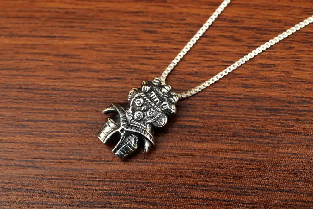 【縄文アクセサリーDo_goods】 SILVER925 豆みみずく土偶のネックレス　700-110  [5839-2361]