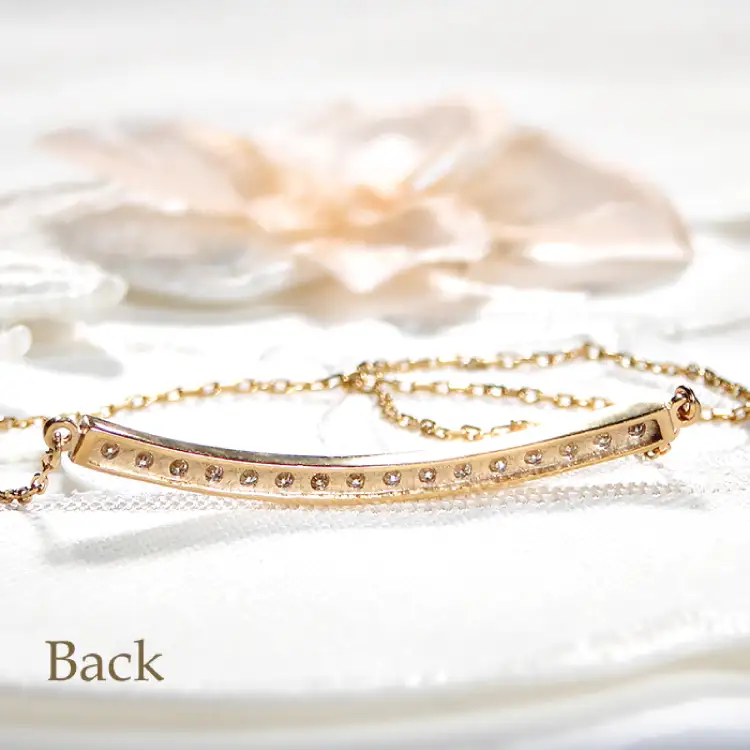 ネックレス レディース K18YG イエローゴールド ダイヤモンド 0.30ct【 f183-k18yg 】