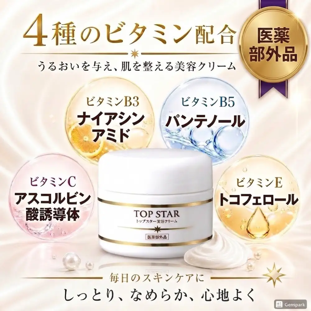 【宝石業界が手がけた】薬用オールインワンクリーム　1個（シワ改善・美白・保湿・肌荒れ防止）