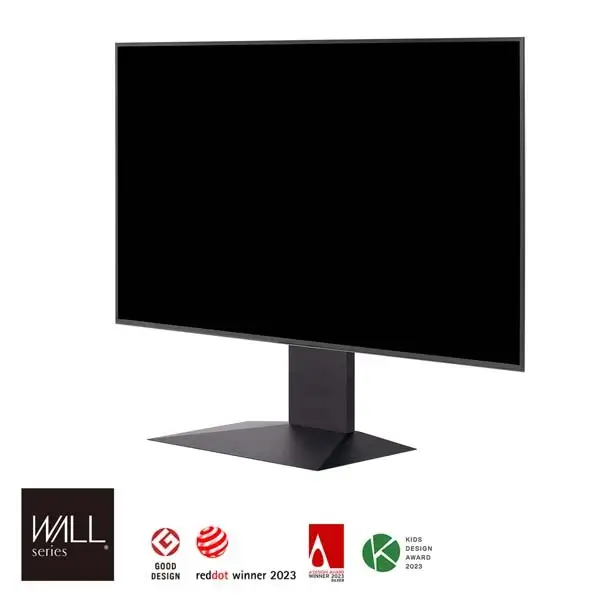 WALLインテリアテレビスタンド V4　インテリア スタンド テレビスタンド 壁寄せテレビスタンド テレビ台 100インチまで対応 耐荷重80kg 薄型3Dベース 東京都 大田区 ウォールナット