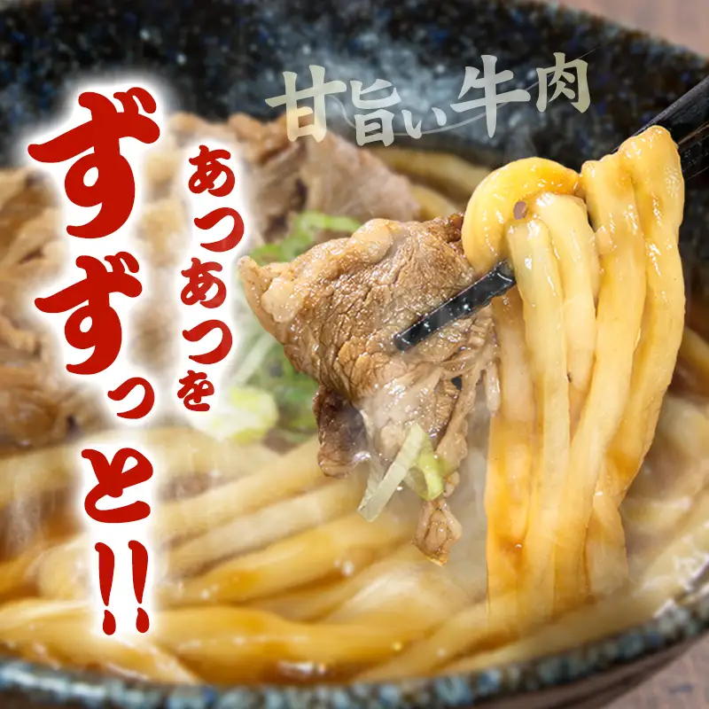 【3営業日以内発送!!】肉うどん 肉 冷凍 天然だし 自家製麺 つゆ付き 簡単調理