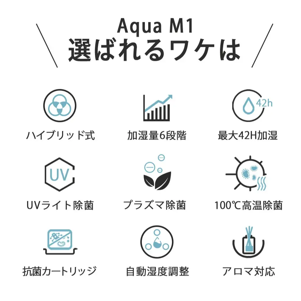 Aqua M1加湿器　ブラック