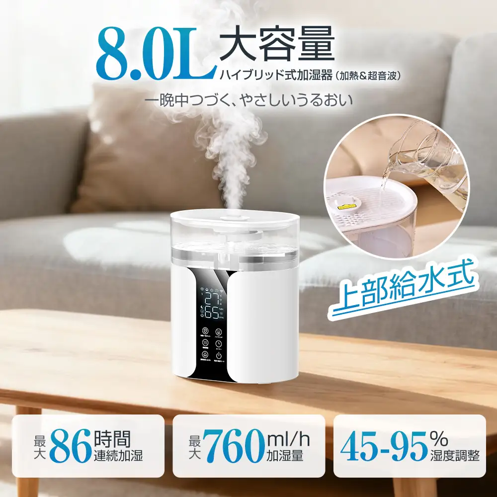 ハイブリッド加湿器 HQ-001