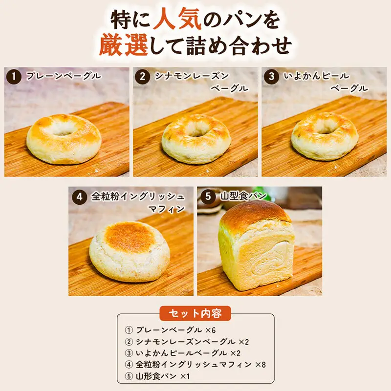 【毎月定期便】天然酵母パン&カフェ むく堂 人気パン食べ比べ&厳選セット 無添加・信州産小麦 100% 詰め合わせ 全2回