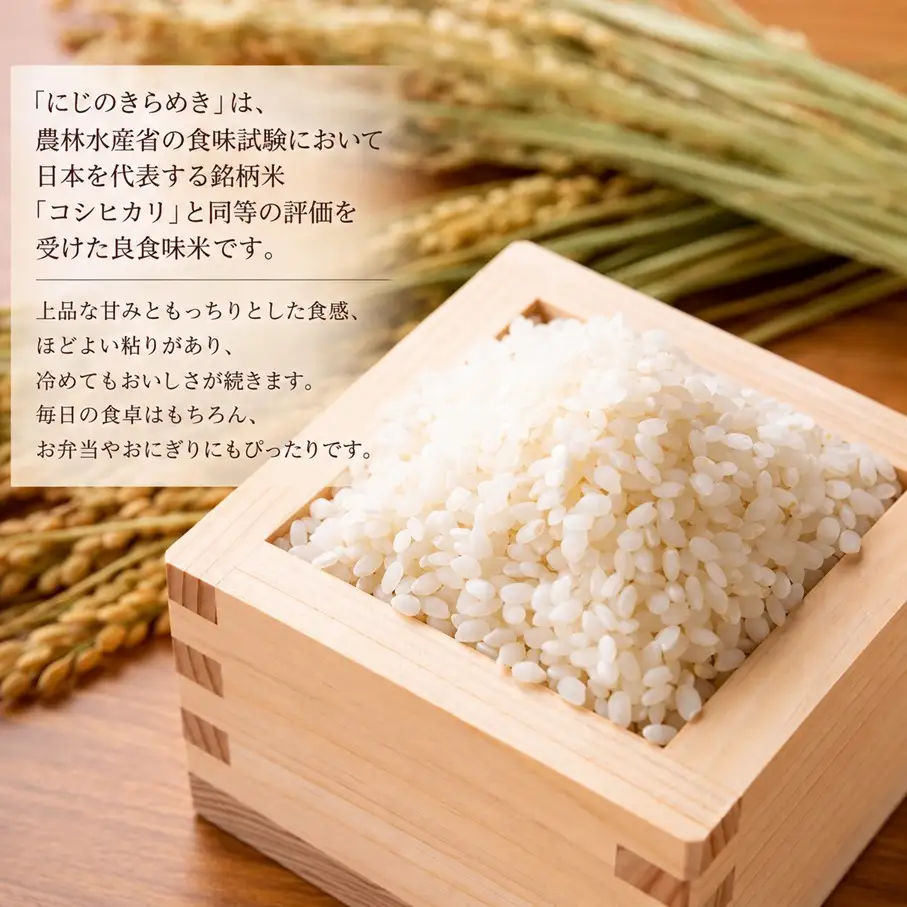 【令和8年産】【6回定期便】国東市産 にじのきらめき 10kg(5kg×2袋)×6回_2849R-4